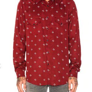 Amiri Western Paisley Shirt - Dark Red